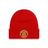 Manchester United FC New Era Core Cuff Beanie Hat | Scarlet