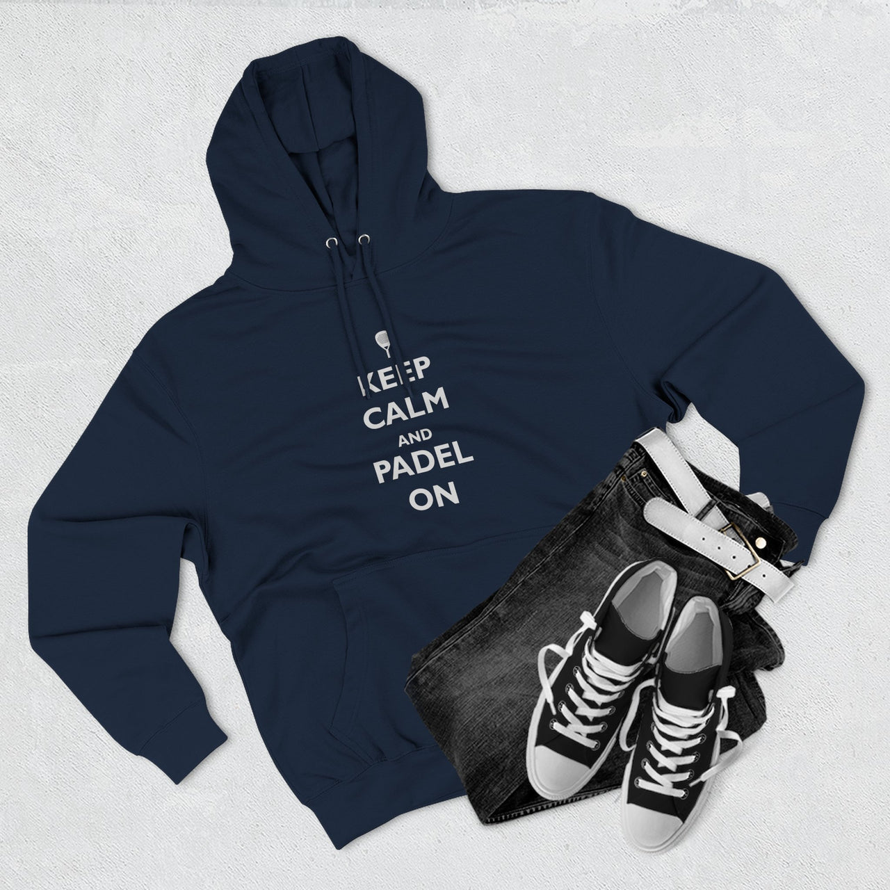 Keep Calm and Padel On Hoodie
