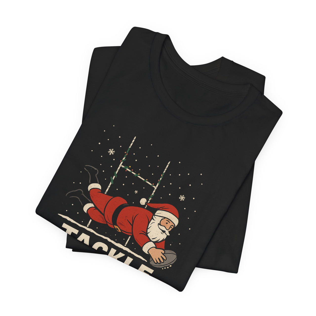Tackle Through the Snow Christmas T-Shirt