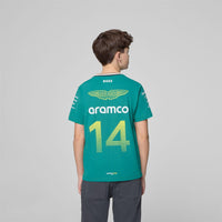Aston Martin F1 Fernando Alonso Kid's Driver T-Shirt | 2025