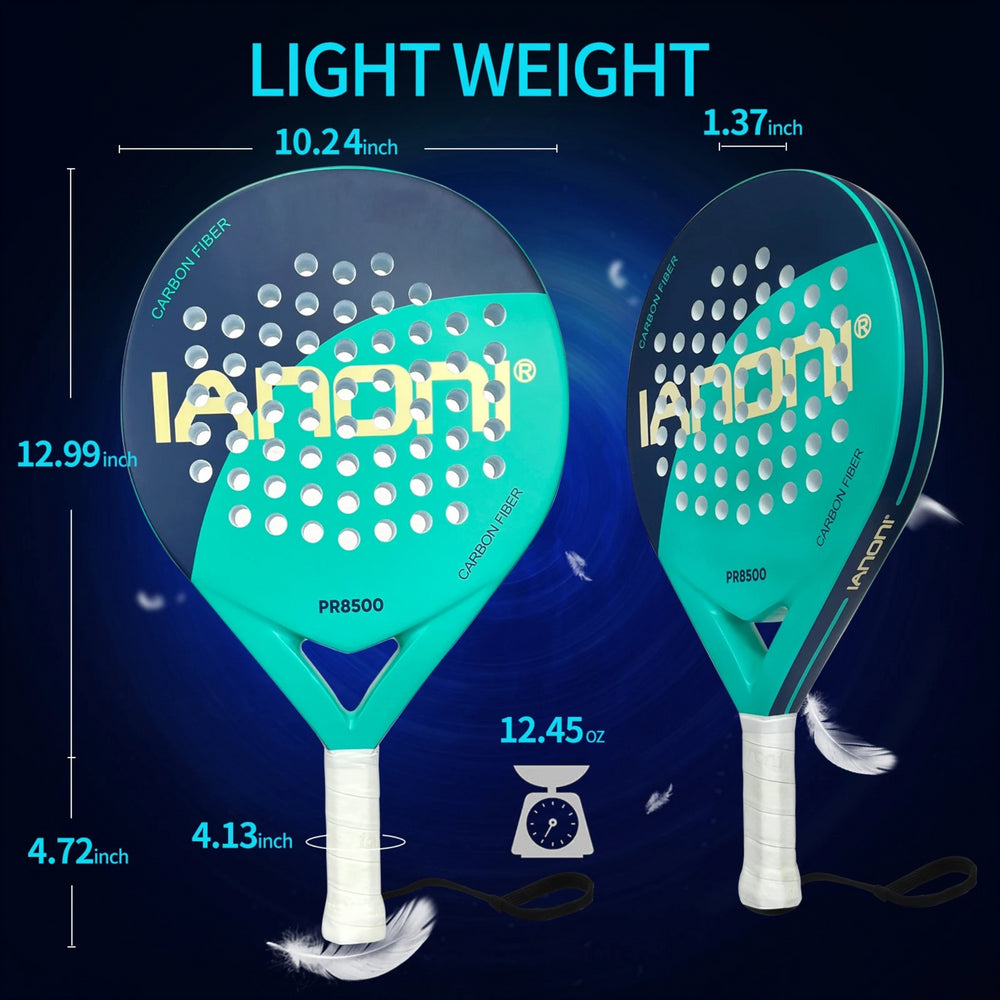 Ianoni PR8500 Carbon Fibre PADEL RACKET - Blue