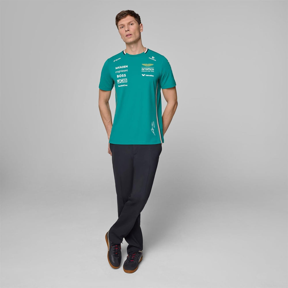 Aston Martin F1 Fernando Alonso Men's Driver T-Shirt | 2025