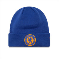 Chelsea FC New Era Seasonal Cuff Beanie Hat | Blue/Cool Orange