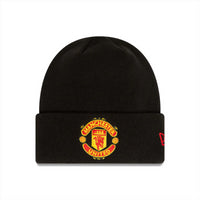 Manchester United FC New Era Core Cuff Beanie Hat | Black