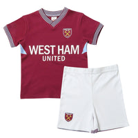 West Ham United FC Baby Kit T-Shirt & Shorts Set | 2025/26