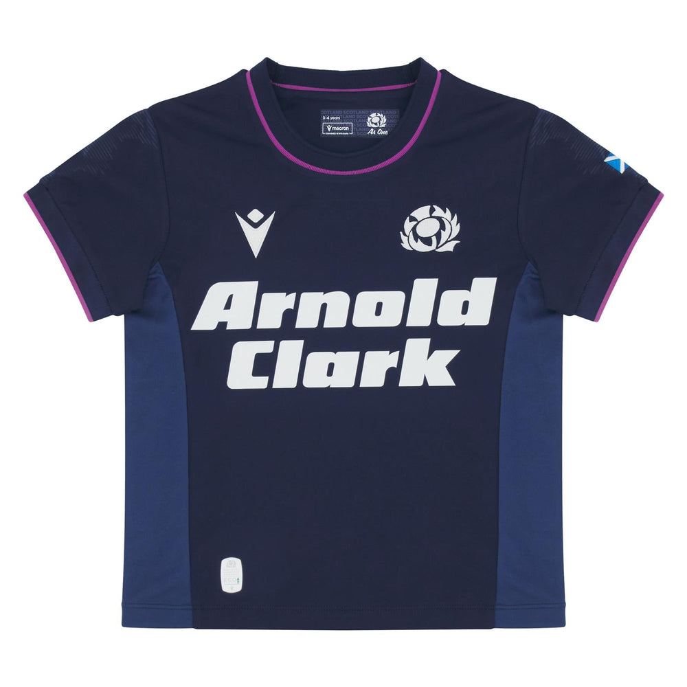 Macron Scotland Rugby Kids Home Replica Shirt | Navy | 2025/26