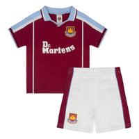 West Ham United FC Baby Retro 2000 T-Shirt & Shorts Set | 2025/26