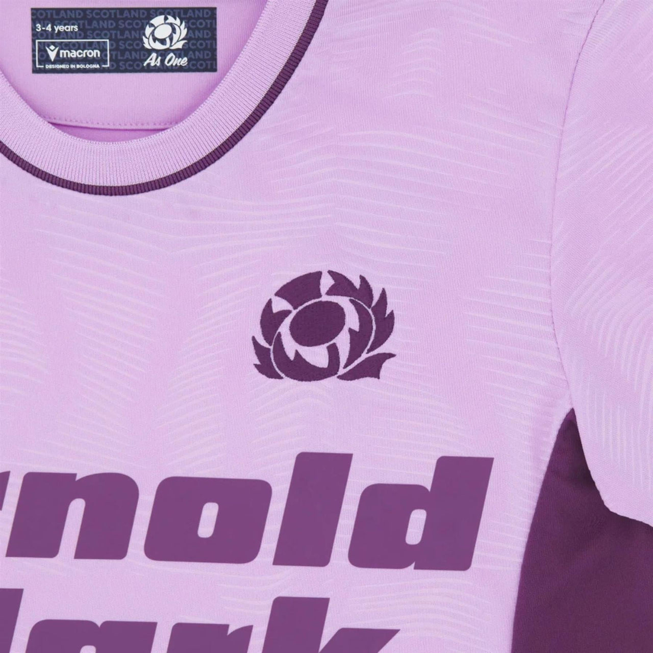 Macron Scotland Rugby Kids Away Replica Shirt | Purple | 2025/26