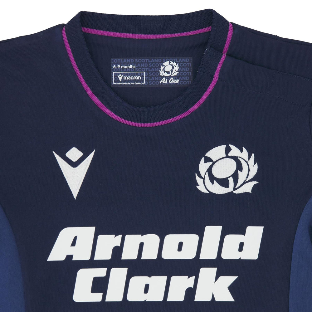 Macron Scotland Rugby Baby Home Replica Shirt | Navy | 2025/26