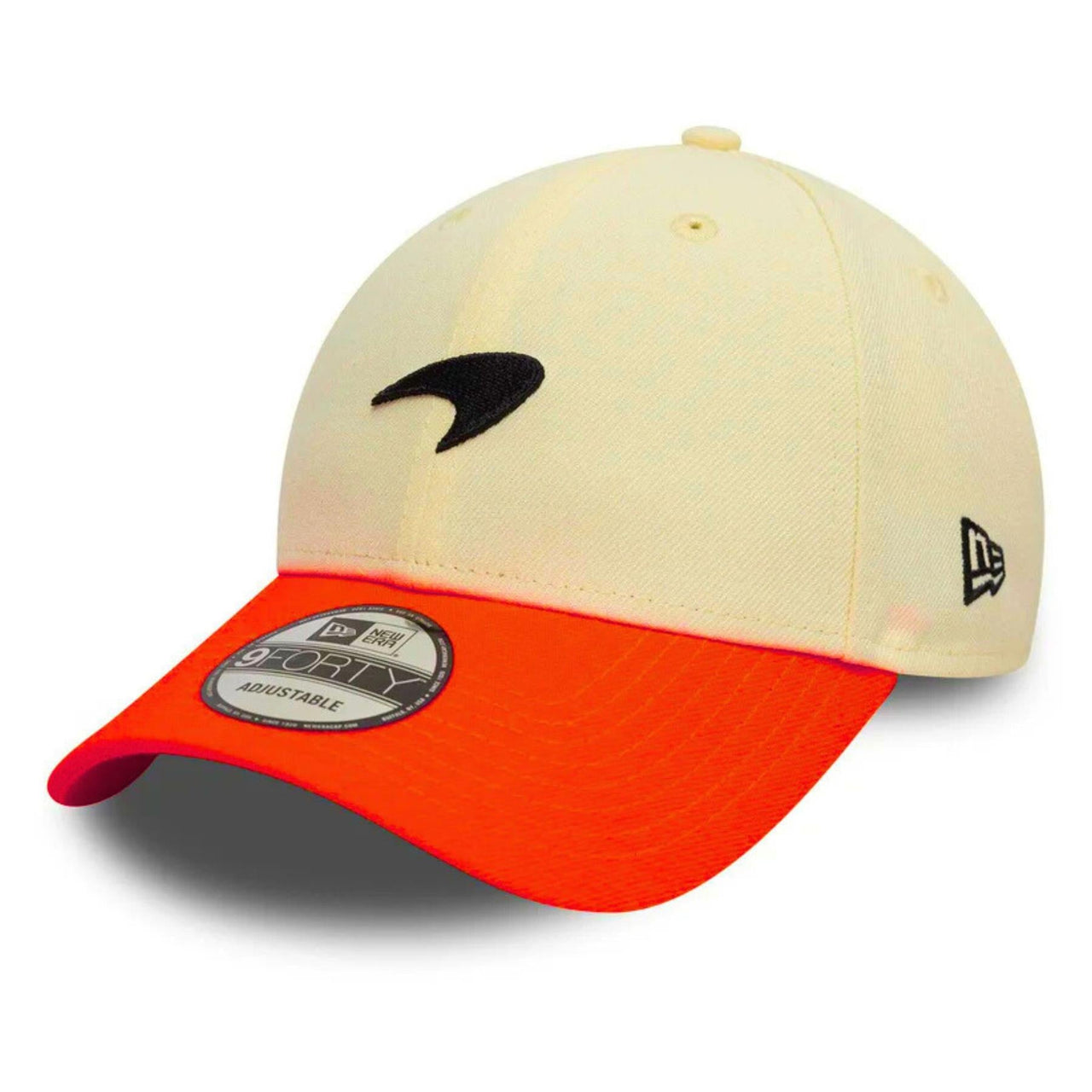 McLaren F1 New Era 9FORTY Contrast Visor Baseball Cap | Cream | 2025