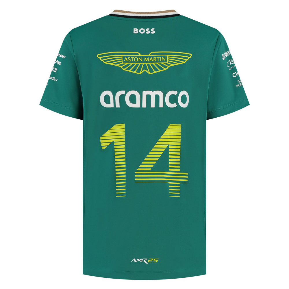 Aston Martin F1 Fernando Alonso Kid's Driver T-Shirt | 2025