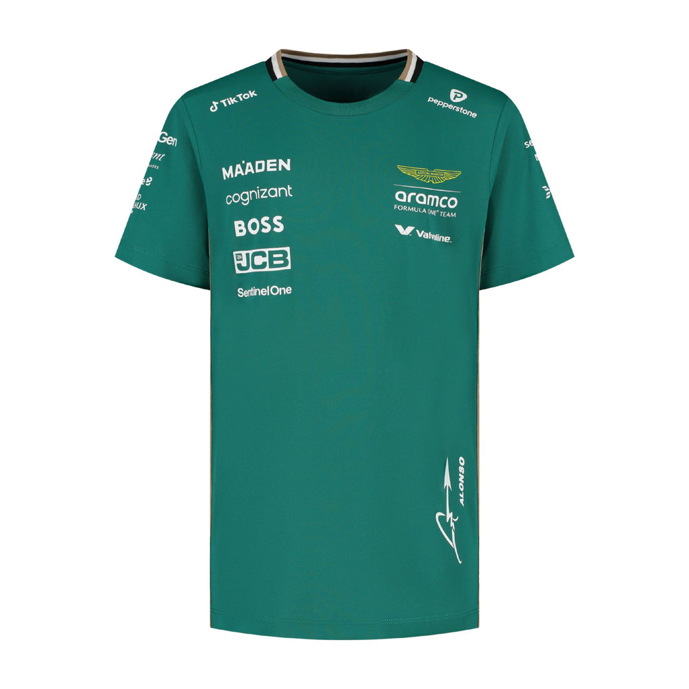 Aston Martin F1 Fernando Alonso Kid's Driver T-Shirt | 2025
