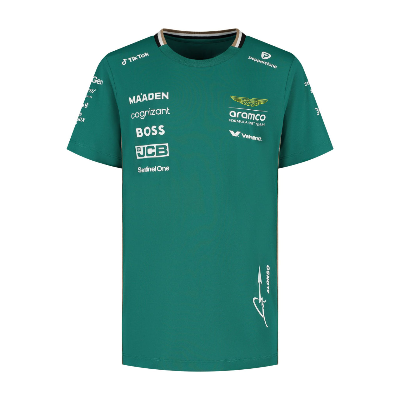 Aston Martin F1 Fernando Alonso Kid's Driver T-Shirt | 2025