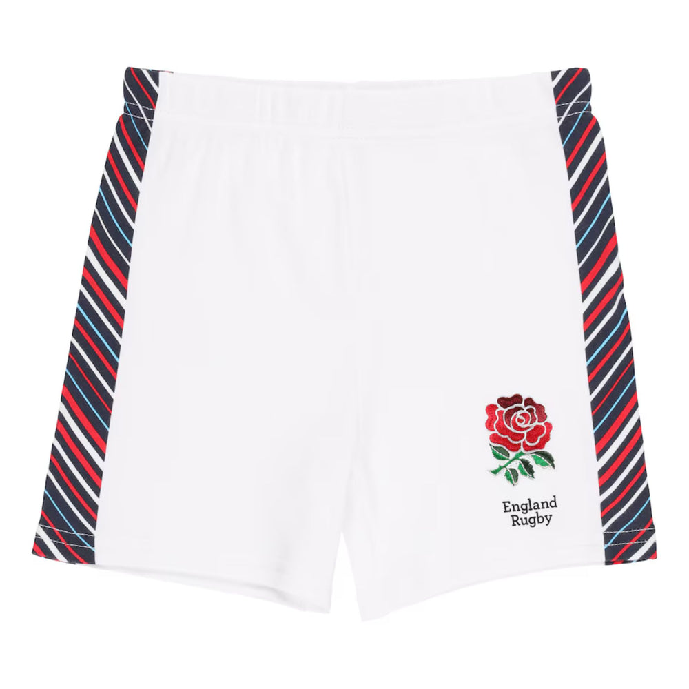 England Rugby Baby/Toddler T-Shirt & Shorts Set | White | 2024/25