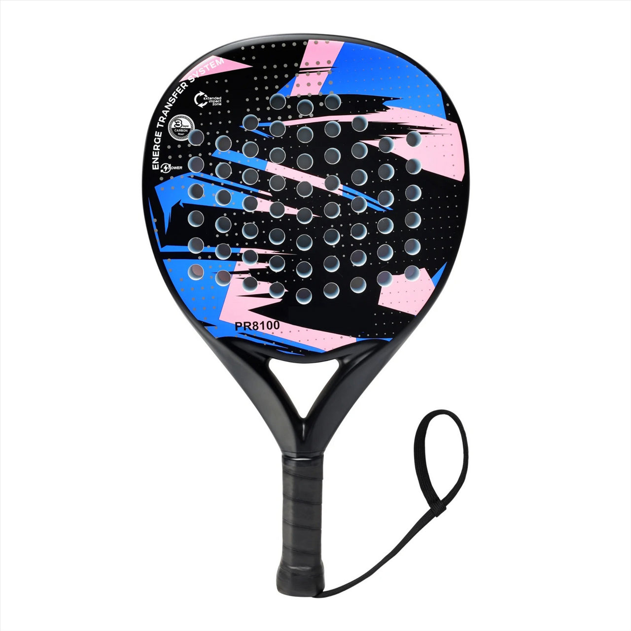 Ianoni PR8100 Carbon Fibre PADEL RACKET - Blue