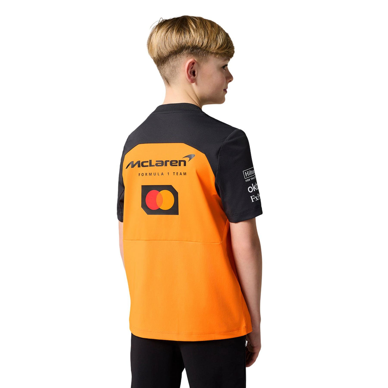 McLaren F1 Kid's Replica Team Set Up T-Shirt | Papaya | 2025