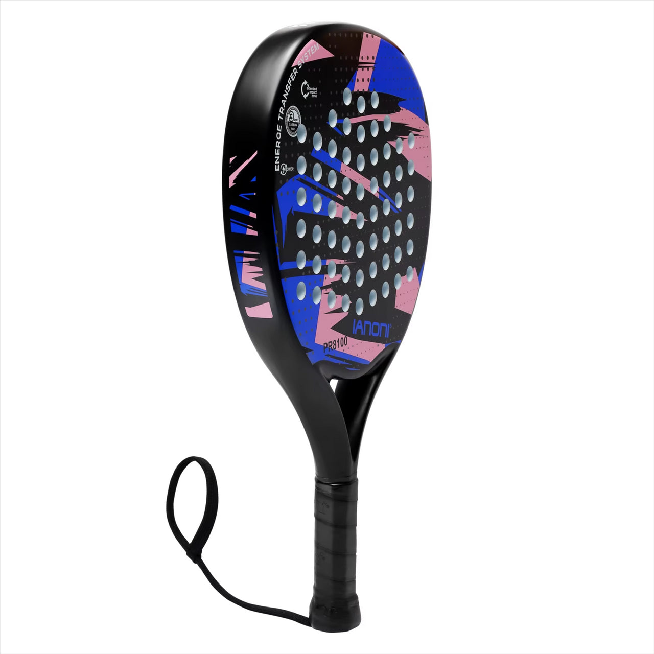 Ianoni PR8100 Carbon Fibre PADEL RACKET - Blue