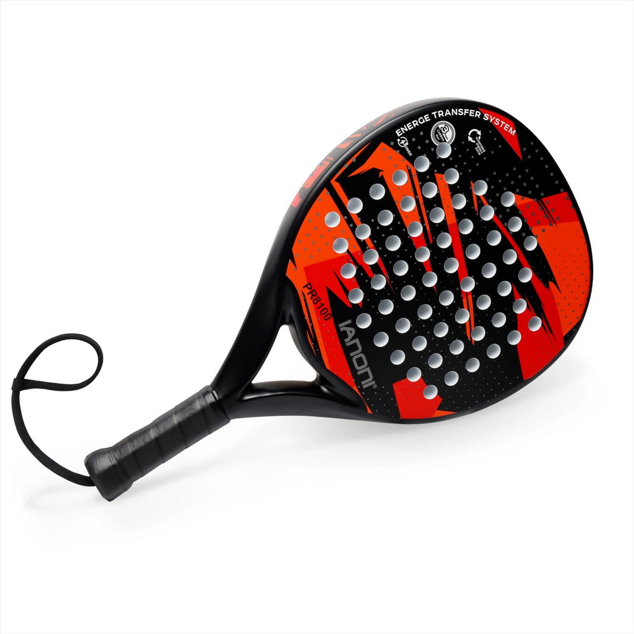 Ianoni PR8100 Carbon Fibre PADEL RACKET - Red