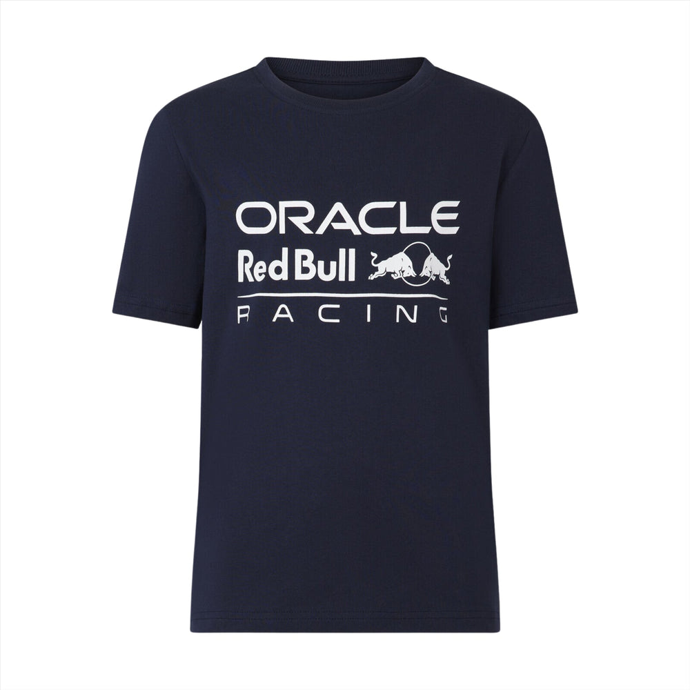 Oracle Red Bull Racing F1 Kid's Large Logo T-Shirt | Navy | 2023