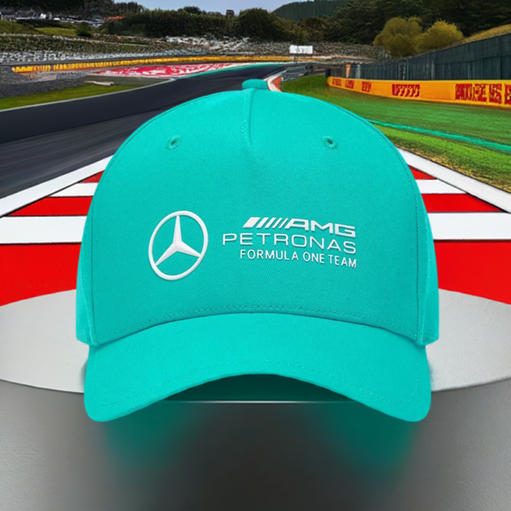 Mercedes AMG Petronas F1 Large Logo Cap | Real Teal | 2024