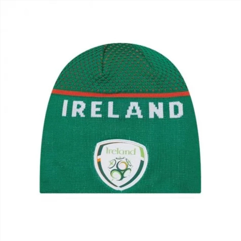Ireland FAI New Era Engineered Skull Beanie Hat | Green