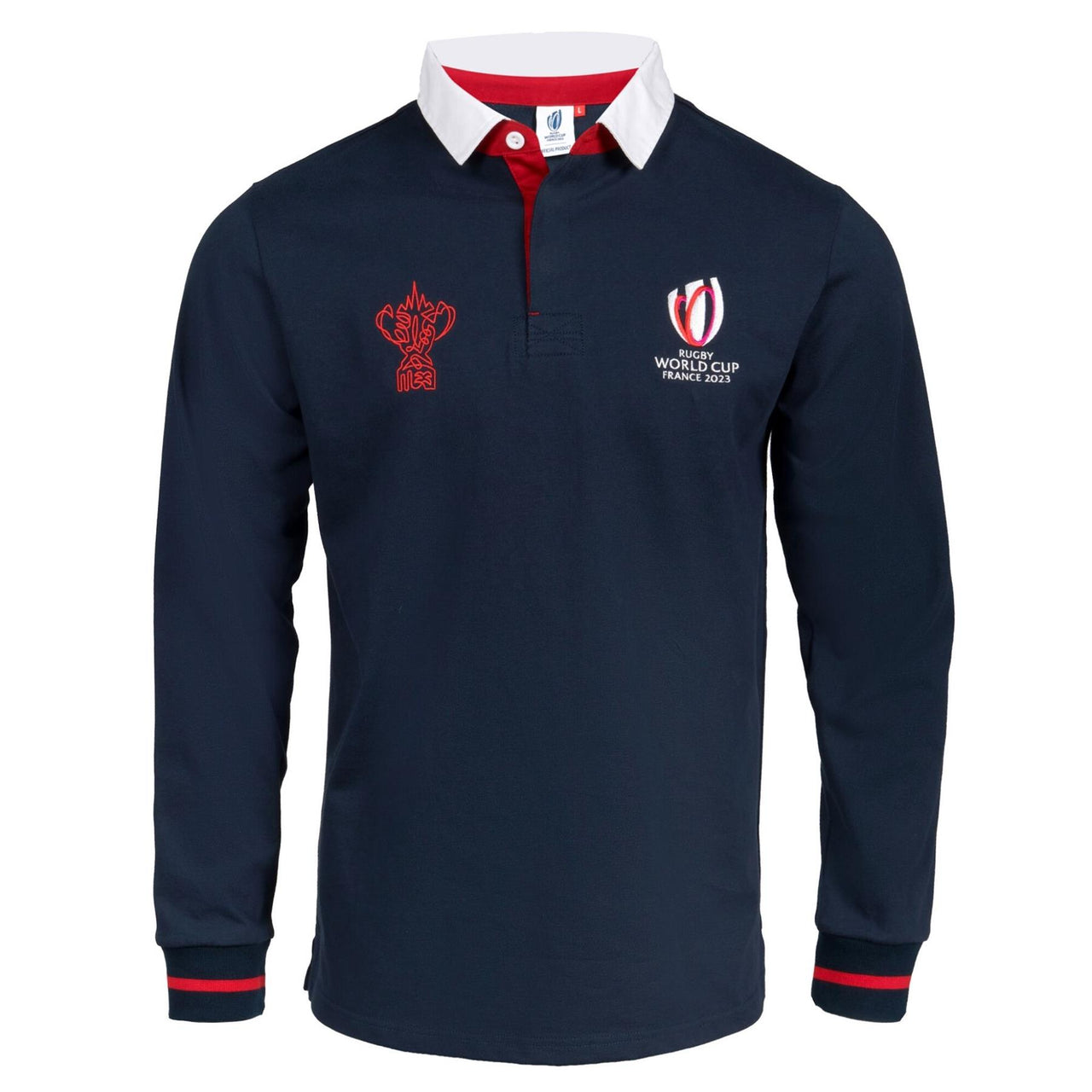 Rugby World Cup 2023 Men's Logo Rugby Shirt | Navy
