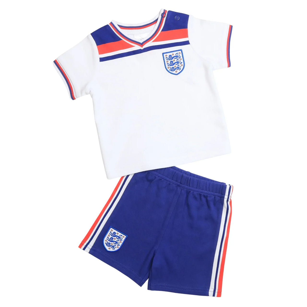 England Football 1982 Retro Home Baby T-Shirt & Shorts Set