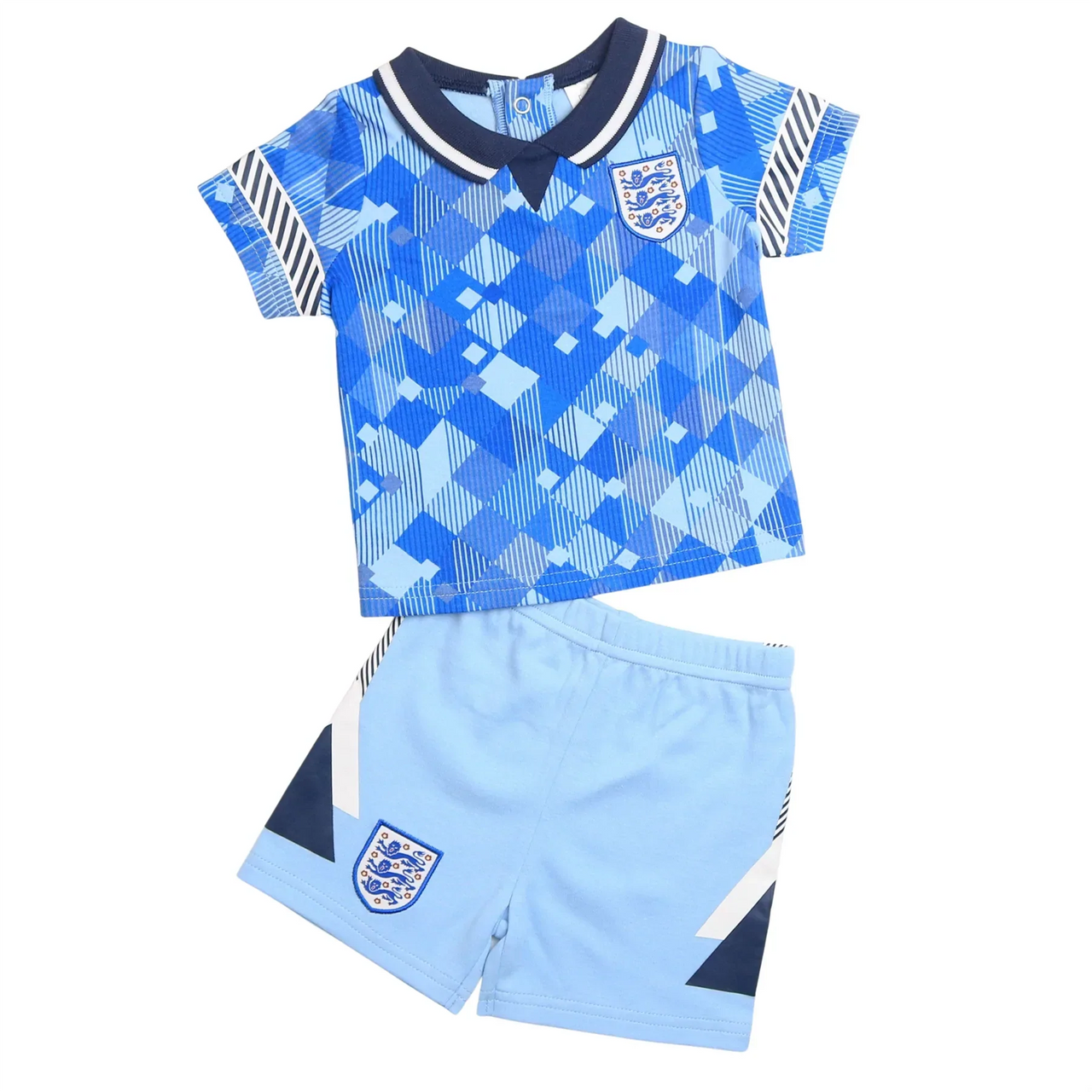 England Football 1990 Retro Third Kit Baby T-Shirt & Shorts Set