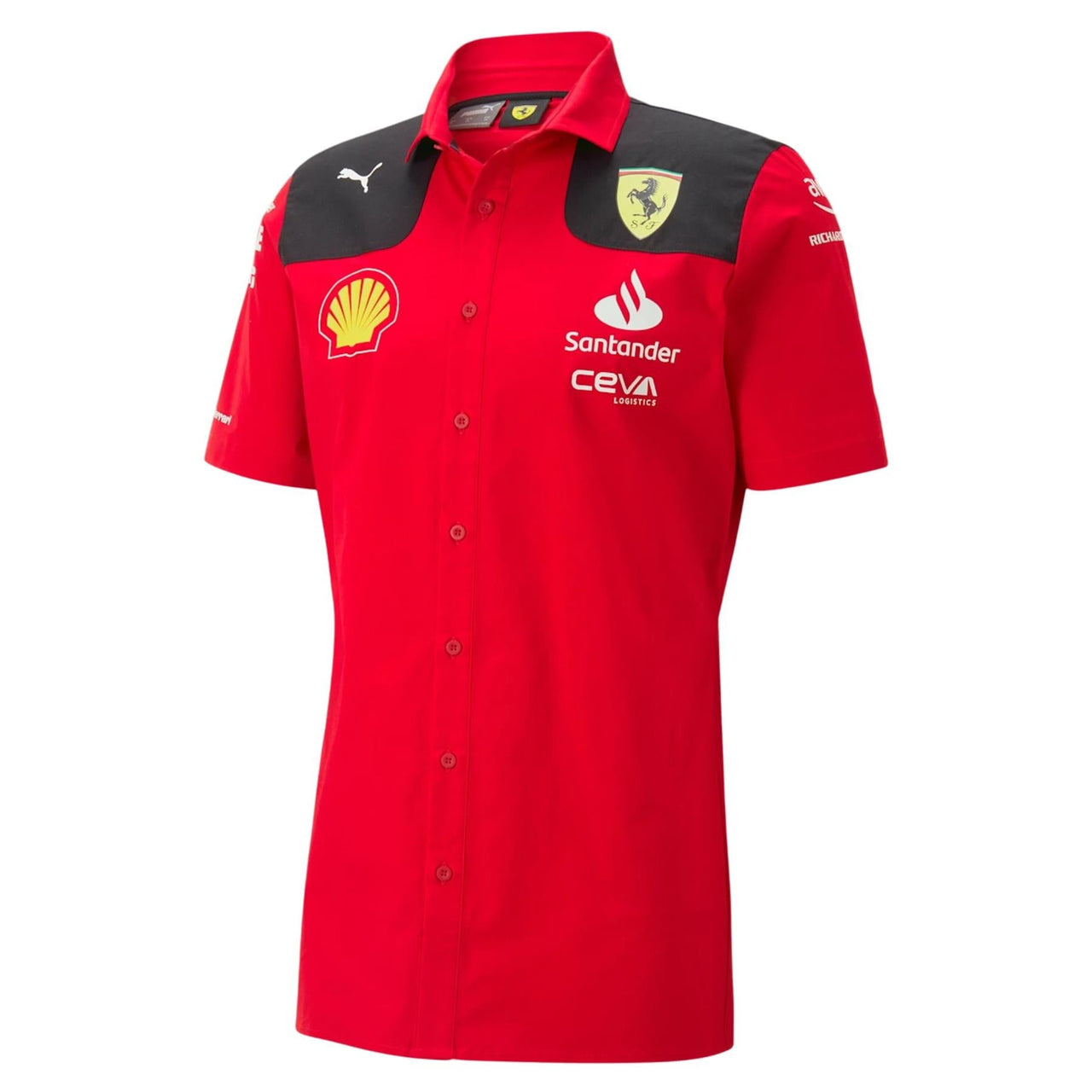 Scuderia Ferrari Men's Replica Team Dress Shirt | Red | 2023