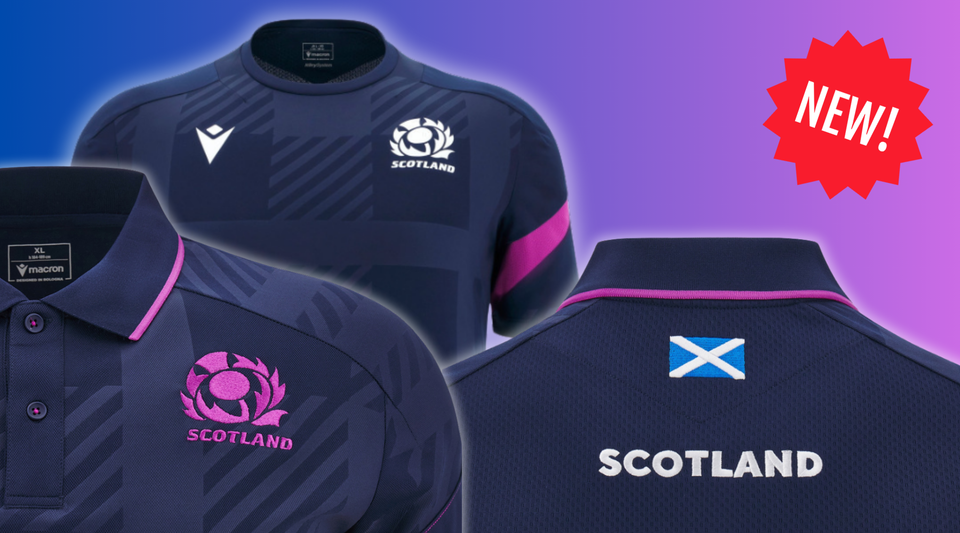 🏴󠁧󠁢󠁳󠁣󠁴󠁿New In: Scotland Rugby 2025/26 Macron Training & Travel Range🏉