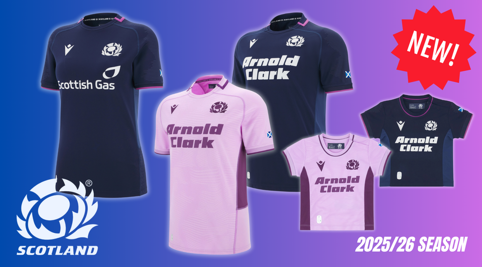 🏴󠁧󠁢󠁳󠁣󠁴󠁿🏉Scotland Rugby 2025/26: Official Replica Tops & Hats
