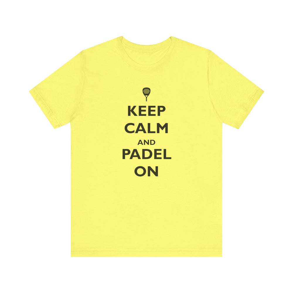 Keep Calm and Padel On T-Shirt