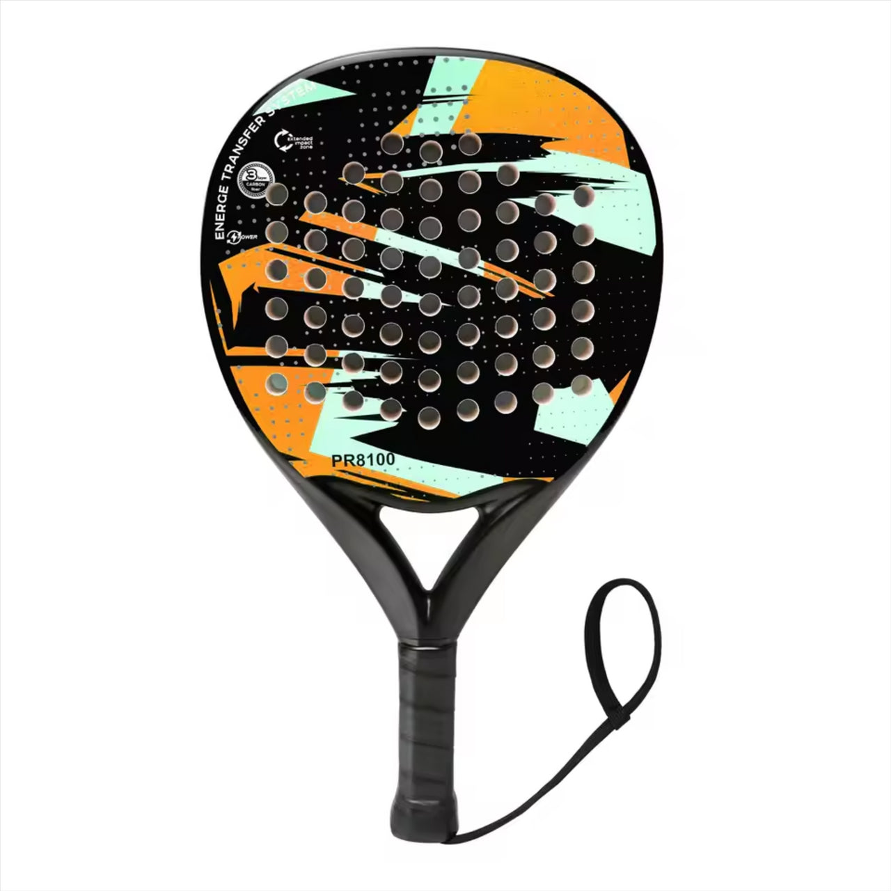 IANONI PR8100 Carbon Fibre Padel Racket - Orange