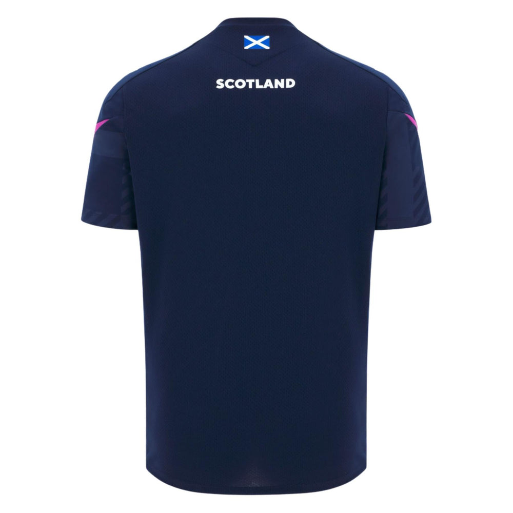 Macron Scotland Rugby Junior Training T-Shirt | Navy | 2025/26
