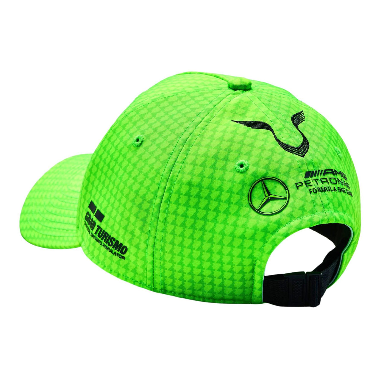 Mercedes AMG Petronas F1 Lewis Hamilton Driver Cap | Neon Green | Adult | 2023