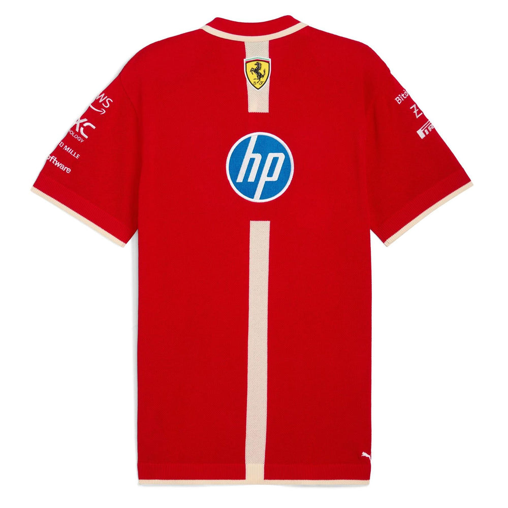 Scuderia Ferrari F1 Puma Men's China GP Special Edition Knitted Team Polo Shirt | 2025