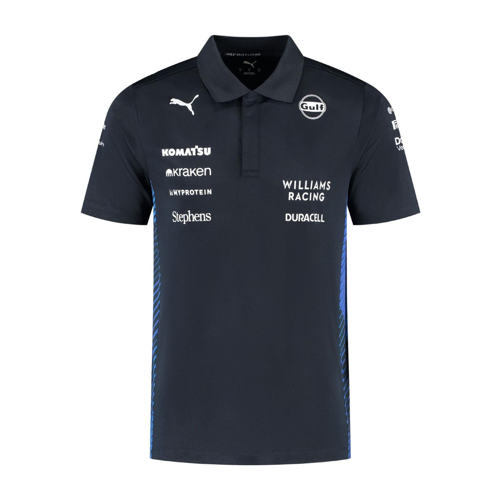 Williams Racing F1 Men's Team Polo Shirt | 2025 | Navy