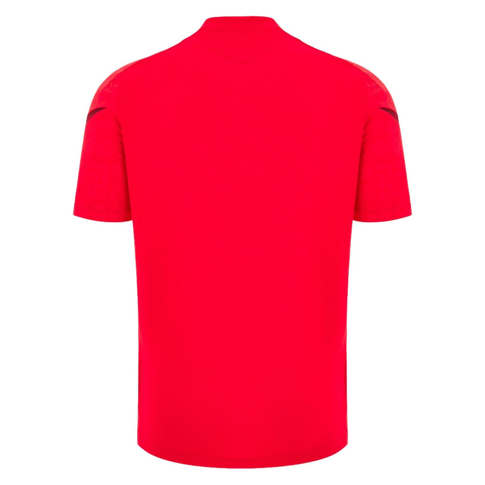 Macron Wales Rugby Mens Training T-Shirt | Red | 2025/26
