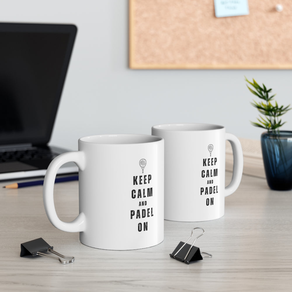 Keep Calm and Padel On Mug