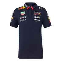 Oracle Red Bull Racing F1 Kid's Replica Team Polo Shirt | Navy | 2024