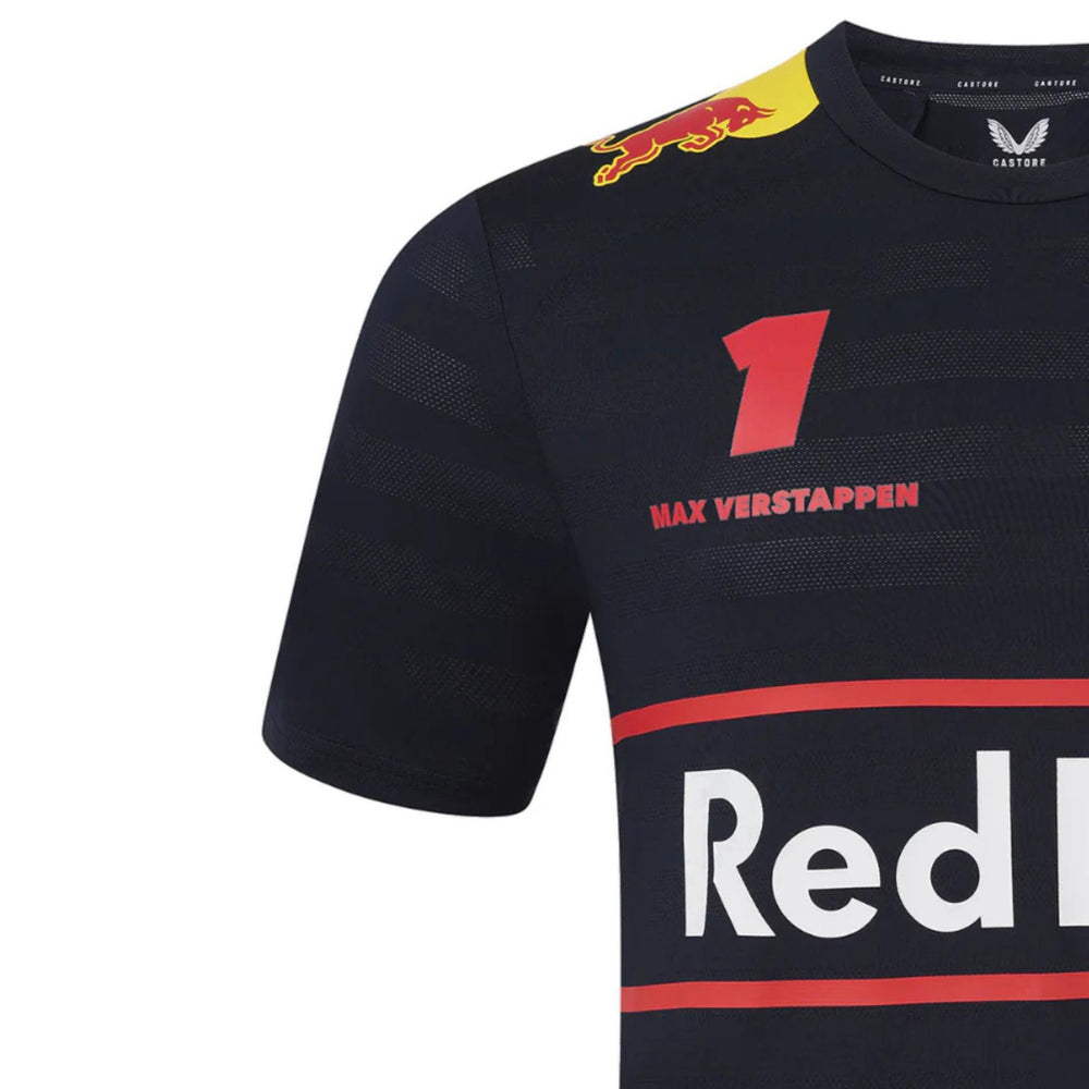 Oracle Red Bull Racing F1 Men's Max Verstappen Driver T-Shirt | Navy | 2025