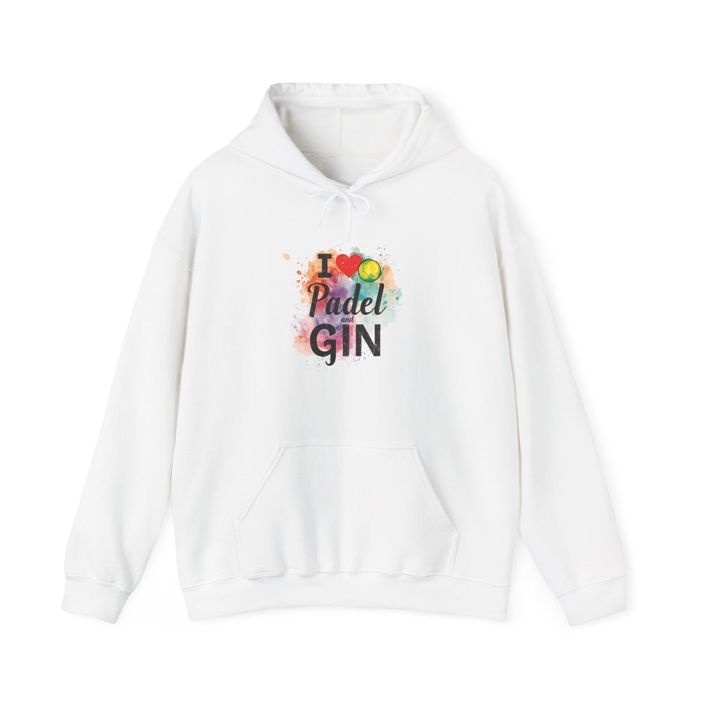 I Love Padel and Gin Hoodie