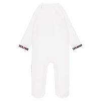 Official England Rugby Babygrow Baby Sleepsuit - front