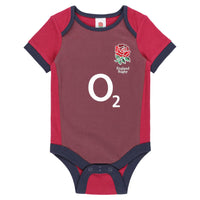 England Rugby Baby 2 Pack Bodysuits | White/Red | 2024/25
