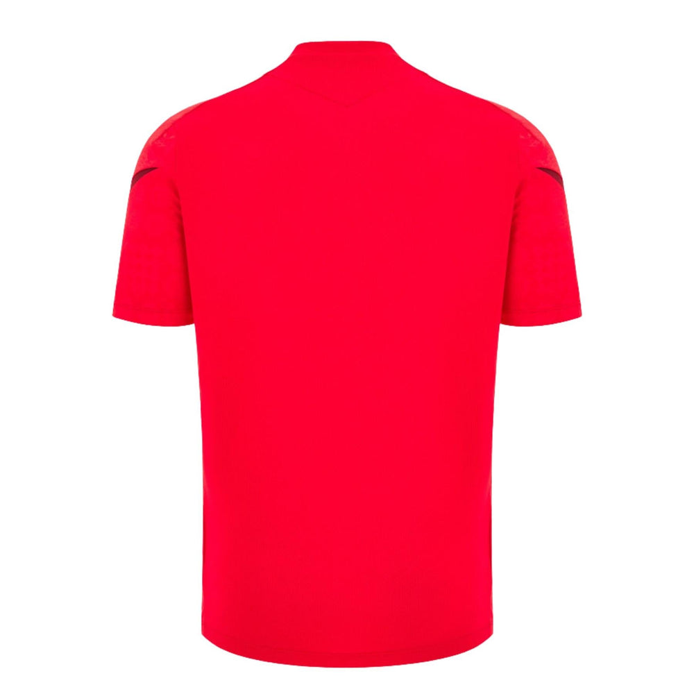 Macron Wales Rugby Junior Training T-Shirt | Red | 2025/26