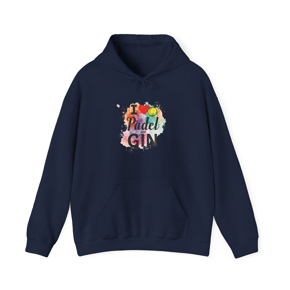 I Love Padel and Gin Hoodie