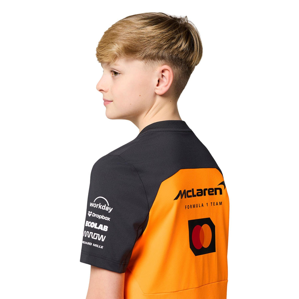 McLaren F1 Kid's Replica Team Set Up T-Shirt | Papaya | 2025