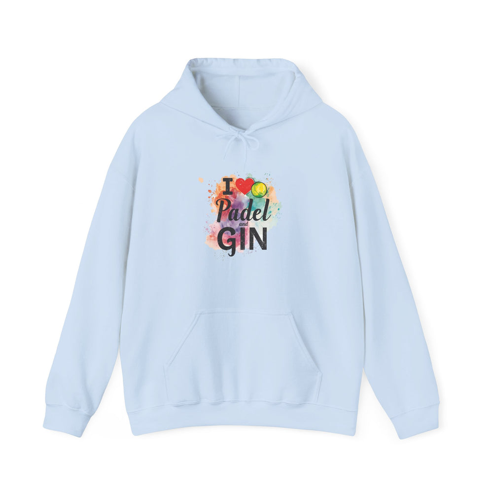 I Love Padel and Gin Hoodie
