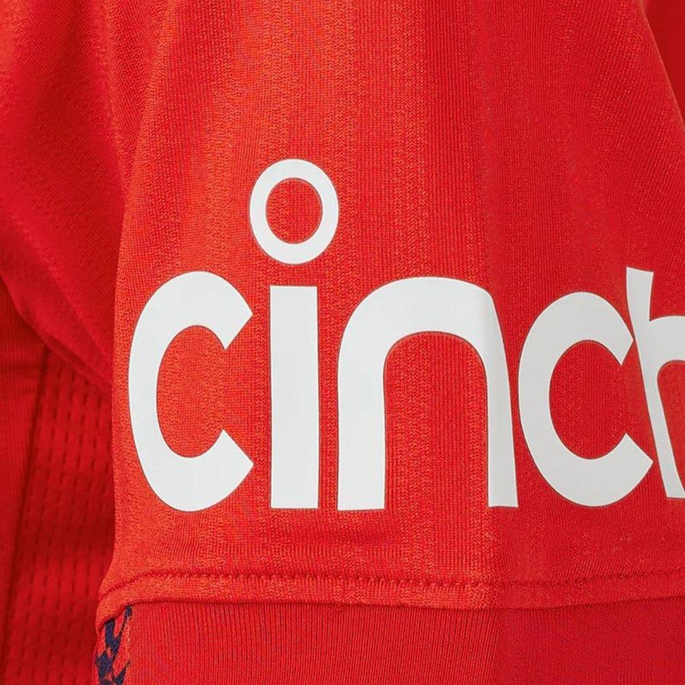 England Cricket Women's T20 Replica Short Sleeve Shirt | Fiery Red | 2024