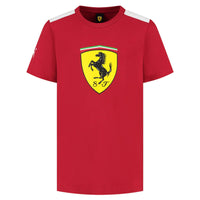Scuderia Ferrari F1 Puma Kids Large Shield T-Shirt | 2025